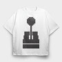 Pacman 31, Tricou Oversize Barbati (Unisex)