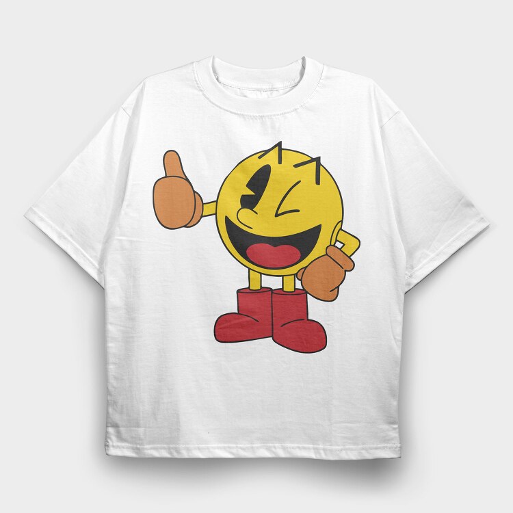 Pacman 3, Tricou Oversize Barbati (Unisex)