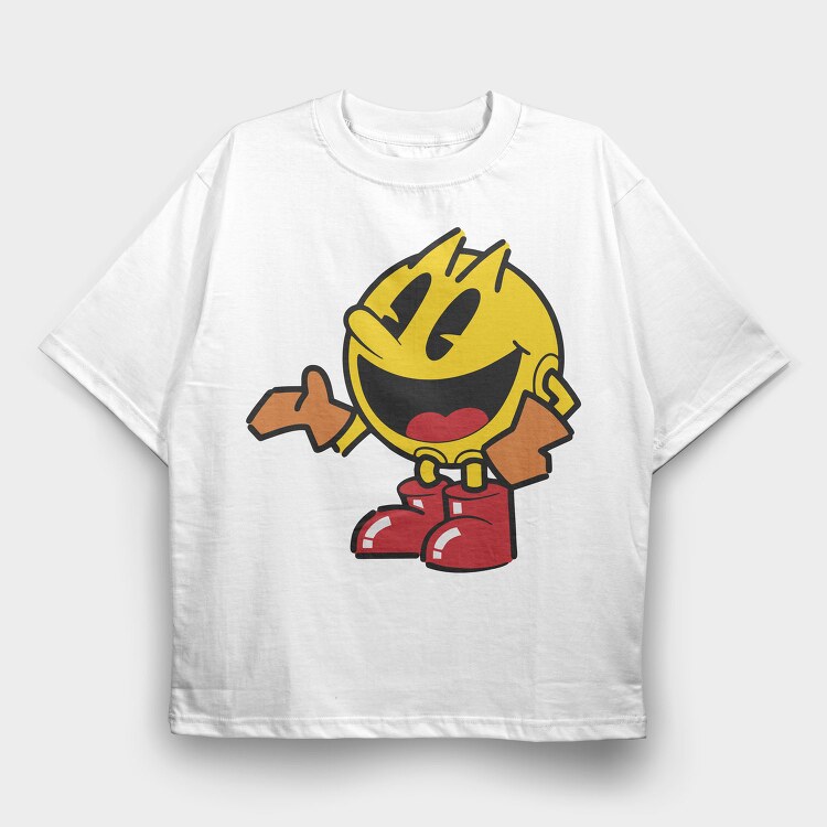 Pacman 2, Tricou Oversize Barbati (Unisex)