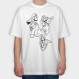 Outlines Luigis, Tricou Oversize Barbati (Unisex)