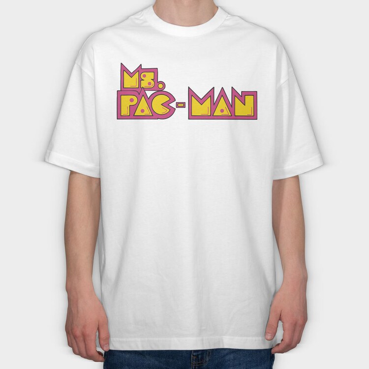 Pacman 18, Tricou Oversize Barbati (Unisex)