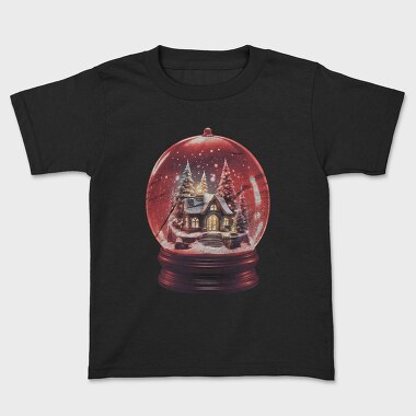 Snow Globe Christmas Snowball, Tricou Copii