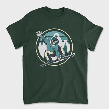 Snowboard Jump, Tricou Barbati (Unisex)