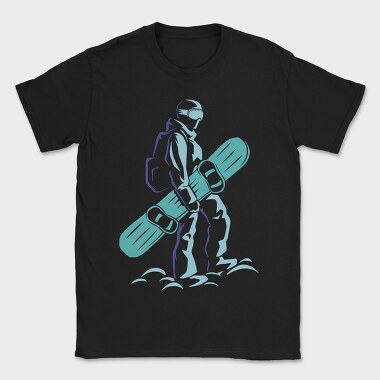 Snowboard Winter Sport Snowboarder, Tricou Barbati (Unisex)