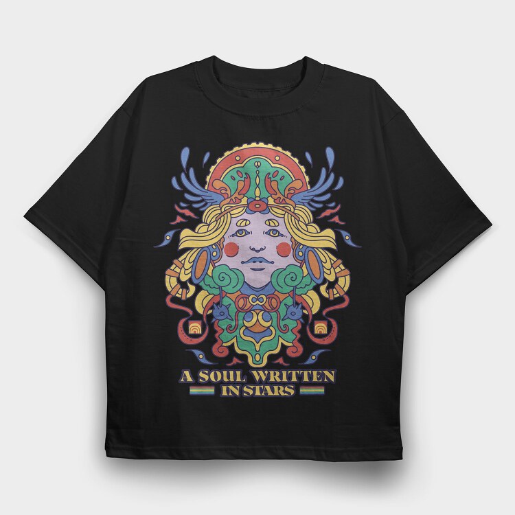 Soul Stars Maximalism, Tricou Oversize Barbati (Unisex)
