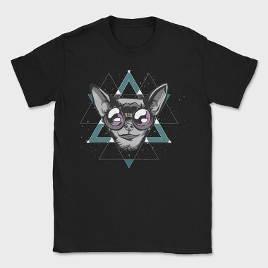 Space Chihuahua Geometry, Tricou Barbati (Unisex)