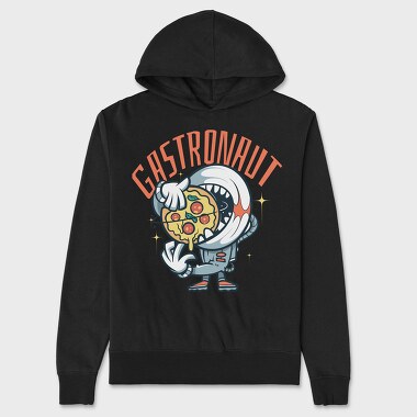 Space Pizza, Hanorac Oversize Barbati (Unisex)