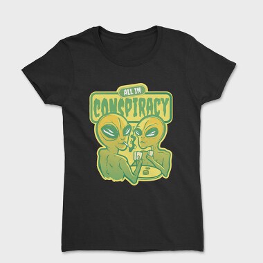 Space Aliens Playing Poker, Tricou Femei