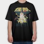 Snowman Monster Japanese Attack, Tricou Oversize Barbati (Unisex)