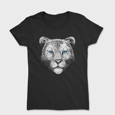Snow Leopard Portrait, Tricou Femei