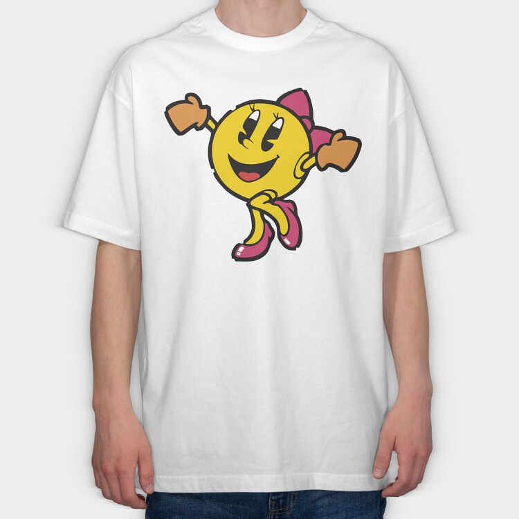 Pacman 10, Tricou Oversize Barbati (Unisex)