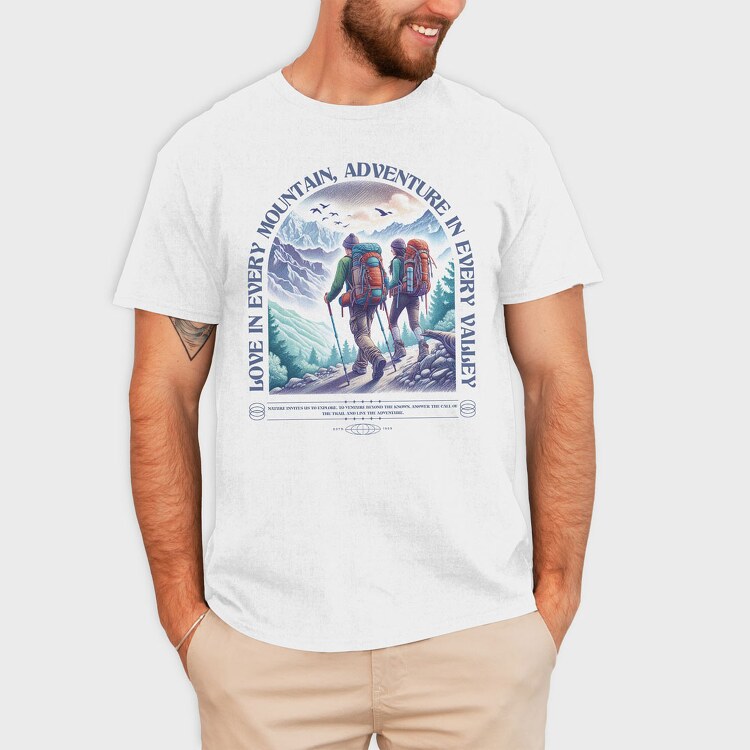 Love in Every Mountain, Tricou Barbati (Unisex)