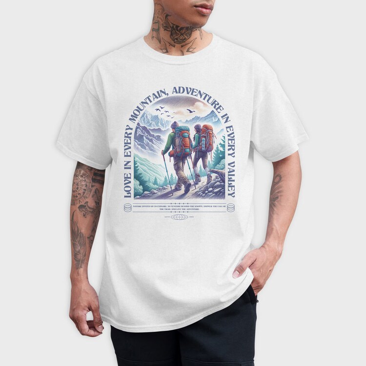 Love in Every Mountain, Tricou Barbati (Unisex)