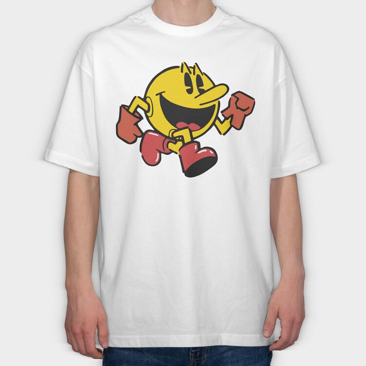 Pacman 1, Tricou Oversize Barbati (Unisex)