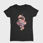 Snake With Sword And Skull Pastel Gothic, Tricou Femei
