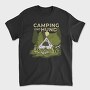 Camping and Hund, Tricou Barbati (Unisex)