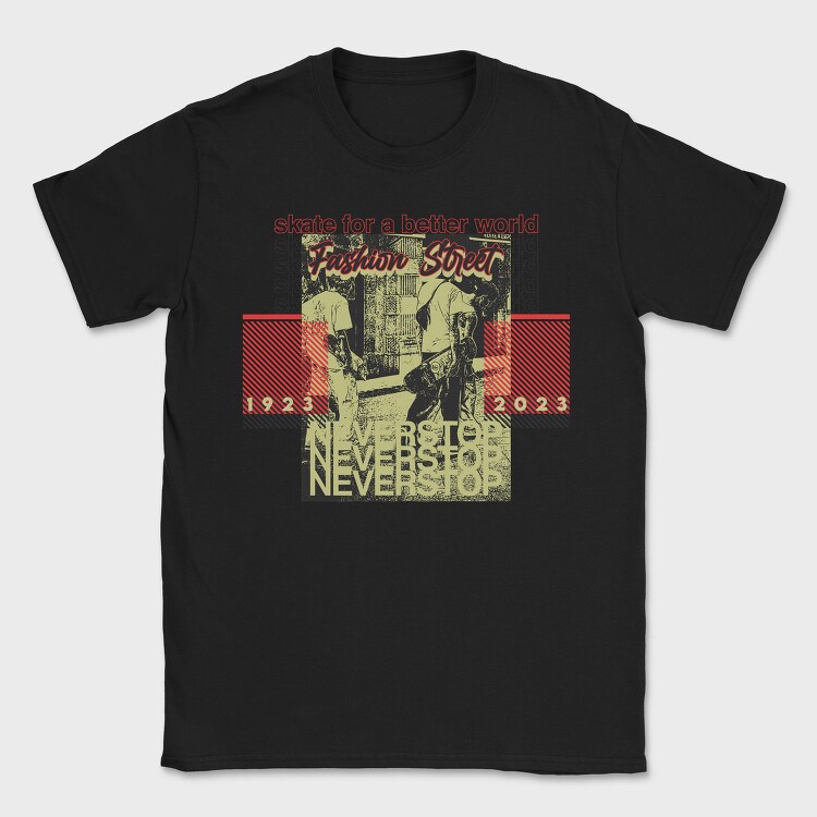 Never Stop 1, Tricou Barbati (Unisex)
