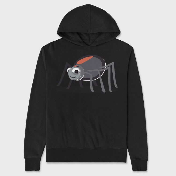 Spider Smiley, Hanorac Oversize Barbati (Unisex)
