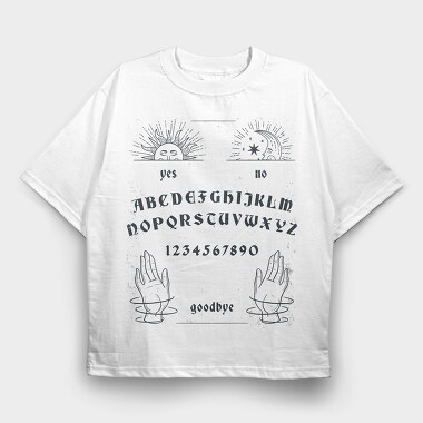 Spirit Board Esoteric Ouija, Tricou Oversize Barbati (Unisex)