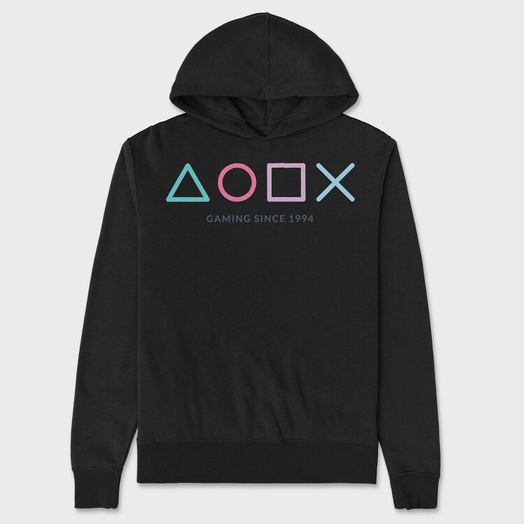 Gaming Playstation, Hanorac Oversize Barbati (Unisex)