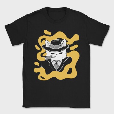 Gangster Cat, Tricou Barbati (Unisex)