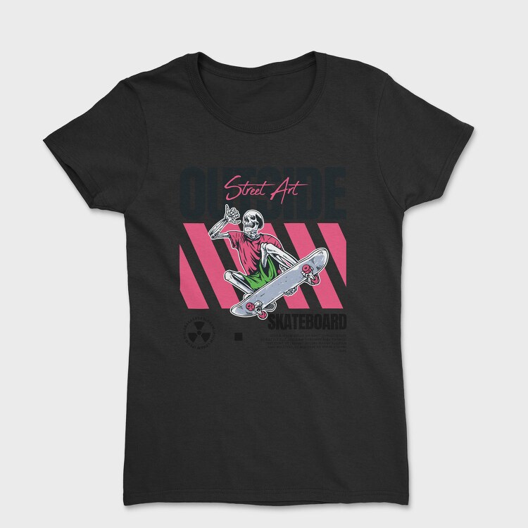 Outside Skateboard 2, Tricou Femei