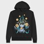 Wizard Juggling Planets, Hanorac Oversize Barbati (Unisex)