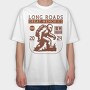 Bigfoot Hiking Memories Trend Yeti, Tricou Oversize Barbati (Unisex)