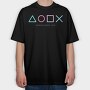 Gaming Playstation, Tricou Oversize Barbati (Unisex)