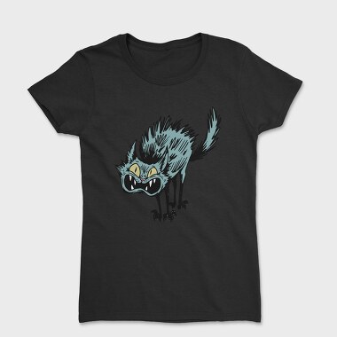 Spooky Cat Grin, Tricou Femei