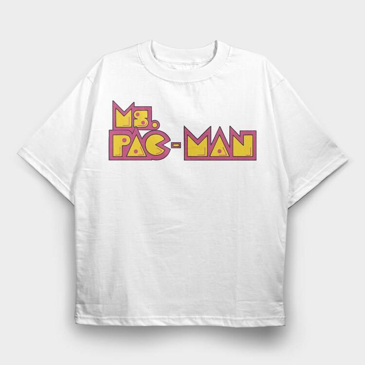 Pacman 18, Tricou Oversize Barbati (Unisex)