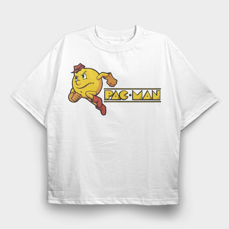 Pacman 16, Tricou Oversize Barbati (Unisex)