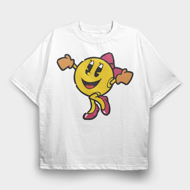 Pacman 10, Tricou Oversize Barbati (Unisex)