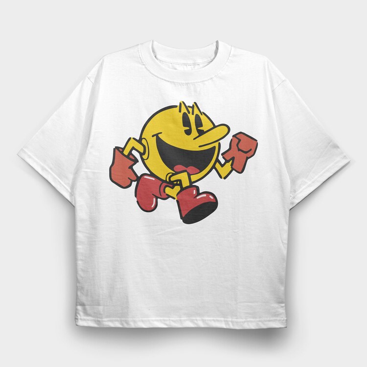 Pacman 1, Tricou Oversize Barbati (Unisex)