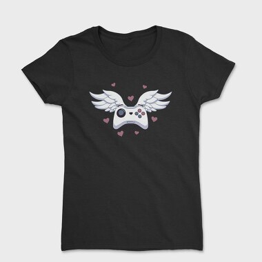 Game Controller With Wings Joystick, Tricou Femei
