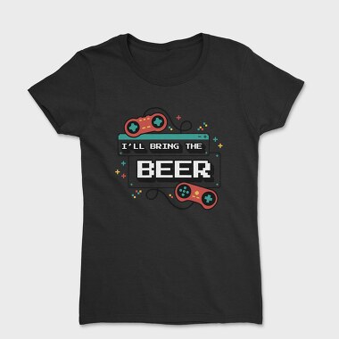 Gamers Beverage Promise Bachelorette Gaming, Tricou Femei