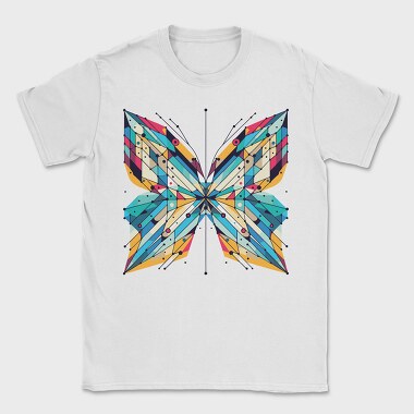 Geometric Butterfly, Tricou Barbati (Unisex)