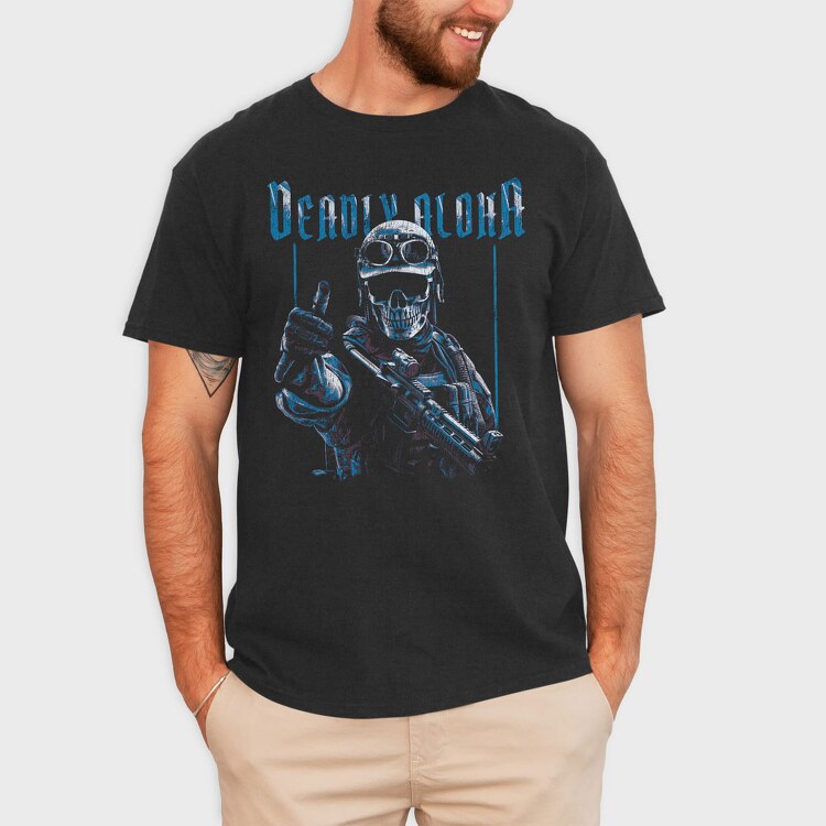 Deadly Aloha, Tricou Barbati (Unisex)
