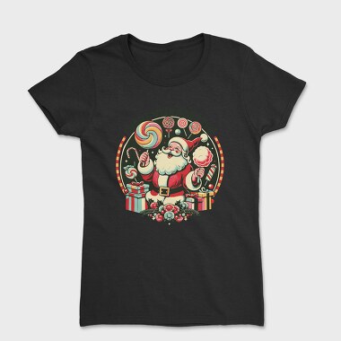 German Christmas Cotton Candy Santa, Tricou Femei