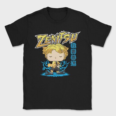 Funko Anime Demon Slayer Zenitsu, Tricou Barbati (Unisex)