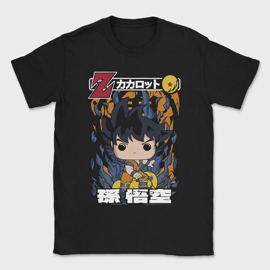 Funko Anime Dragon Ball Son Goku, Tricou Barbati (Unisex)