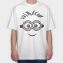 Minions 4, Tricou Oversize Barbati (Unisex)