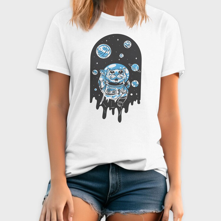 Space Cat Planets, Tricou Barbati (Unisex)