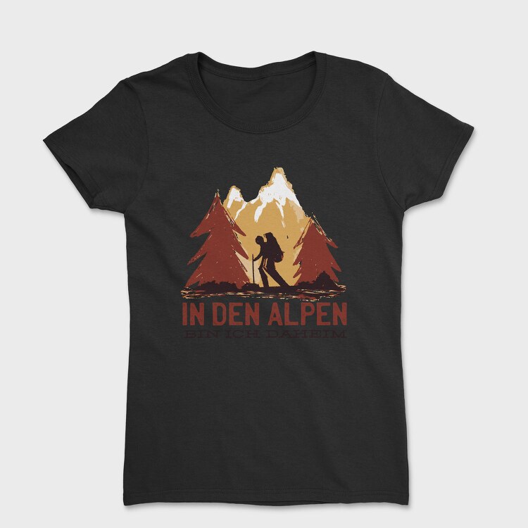 German Alpen Hiking, Tricou Femei
