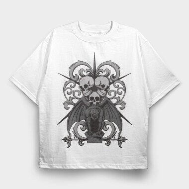 Gothic Gargoyle, Tricou Oversize Barbati (Unisex)