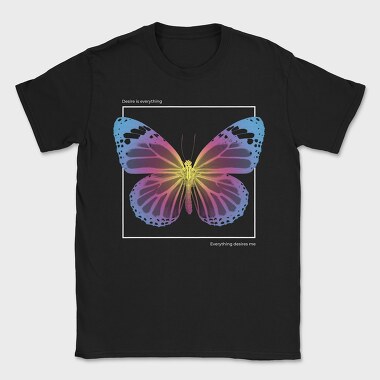 Gradient Butterfly Desire, Tricou Barbati (Unisex)