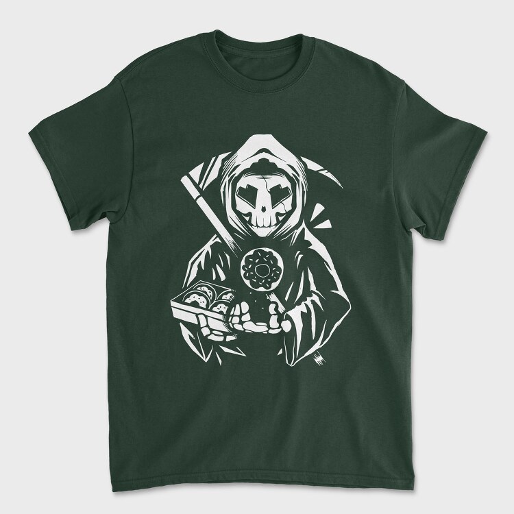 Grim Reaper Donut Love Pillow, Tricou Barbati (Unisex)