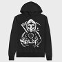 Grim Reaper Donut Love Pillow, Hanorac Oversize Barbati (Unisex)
