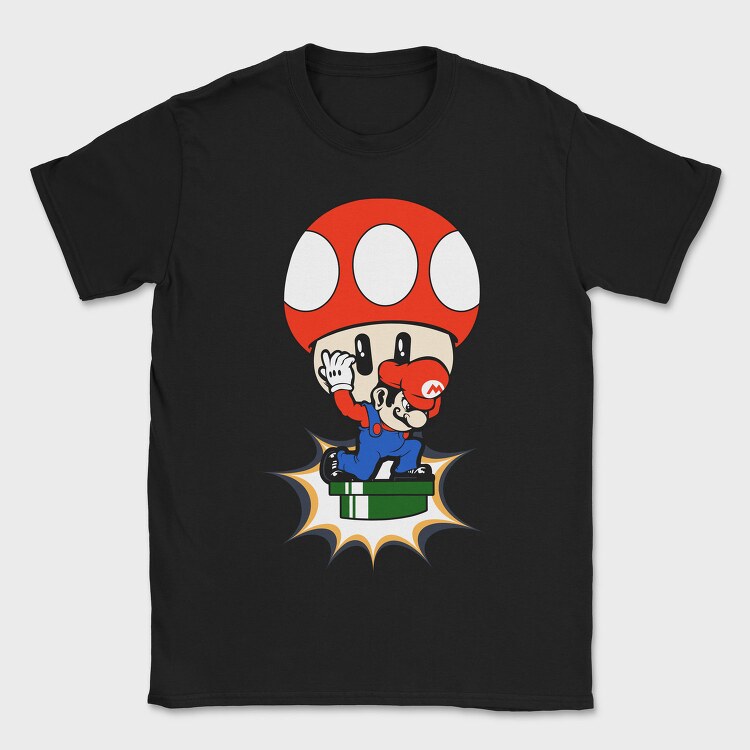Tricou Barbati (Unisex) Imprimat digital direct in tesatura, bumbac premium 100%.