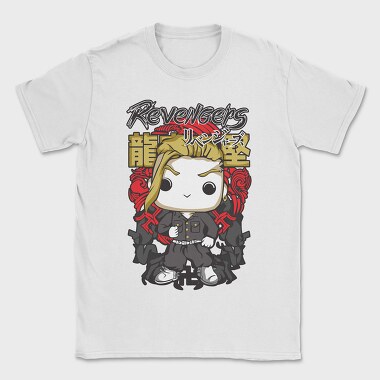 Funko Anime Tokyo Revengers Draken, Tricou Barbati (Unisex)